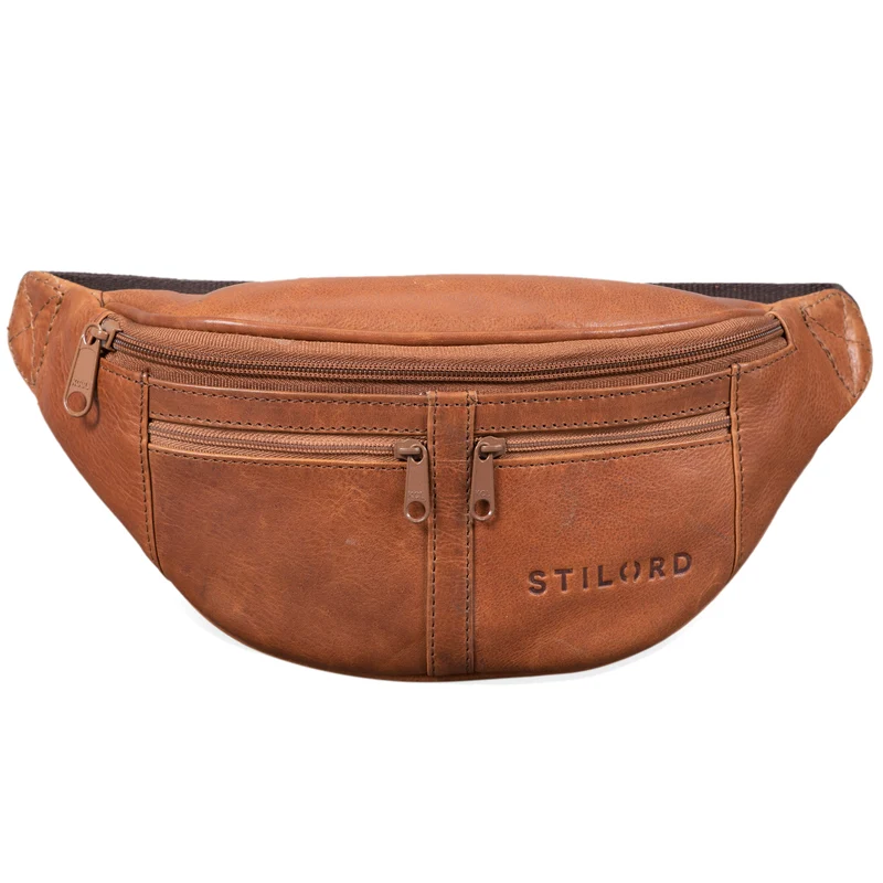 B-WARE "Echo" Vintage Leder Gürteltasche Leder