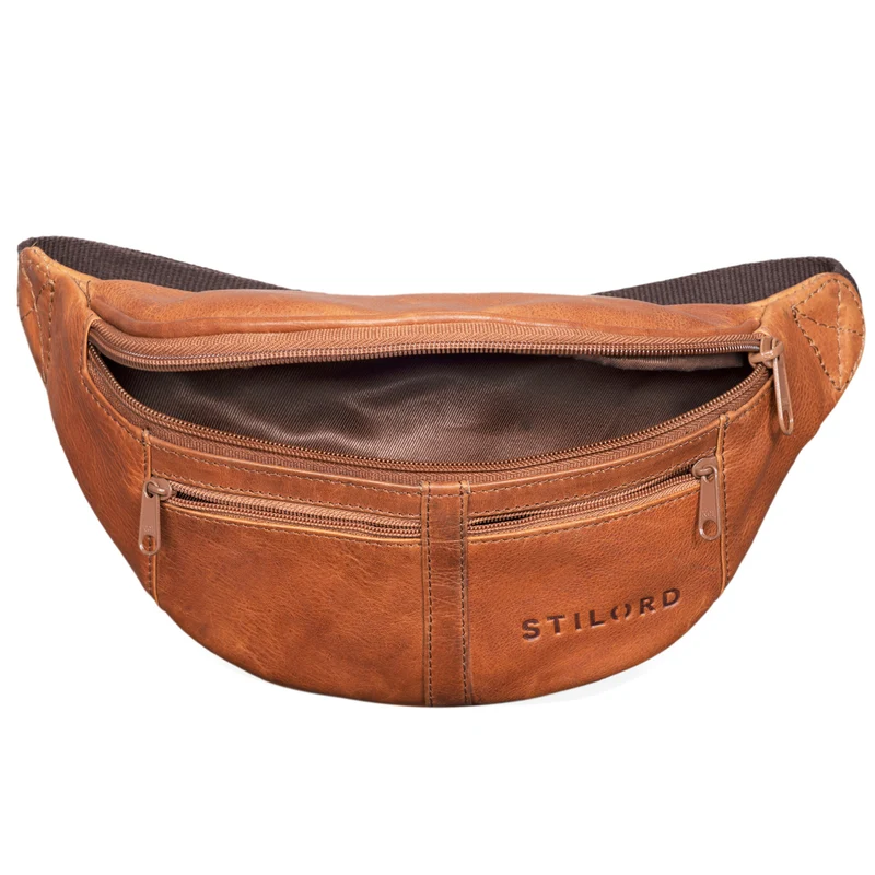 B-WARE "Echo" Vintage Leder Gürteltasche Leder