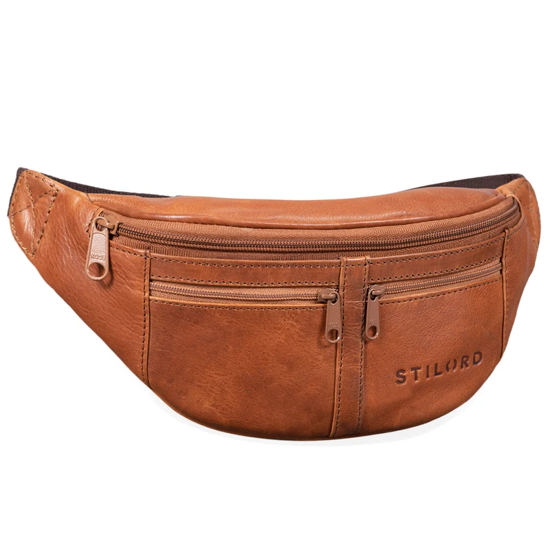 B-WARE "Echo" Vintage Leder Gürteltasche Leder