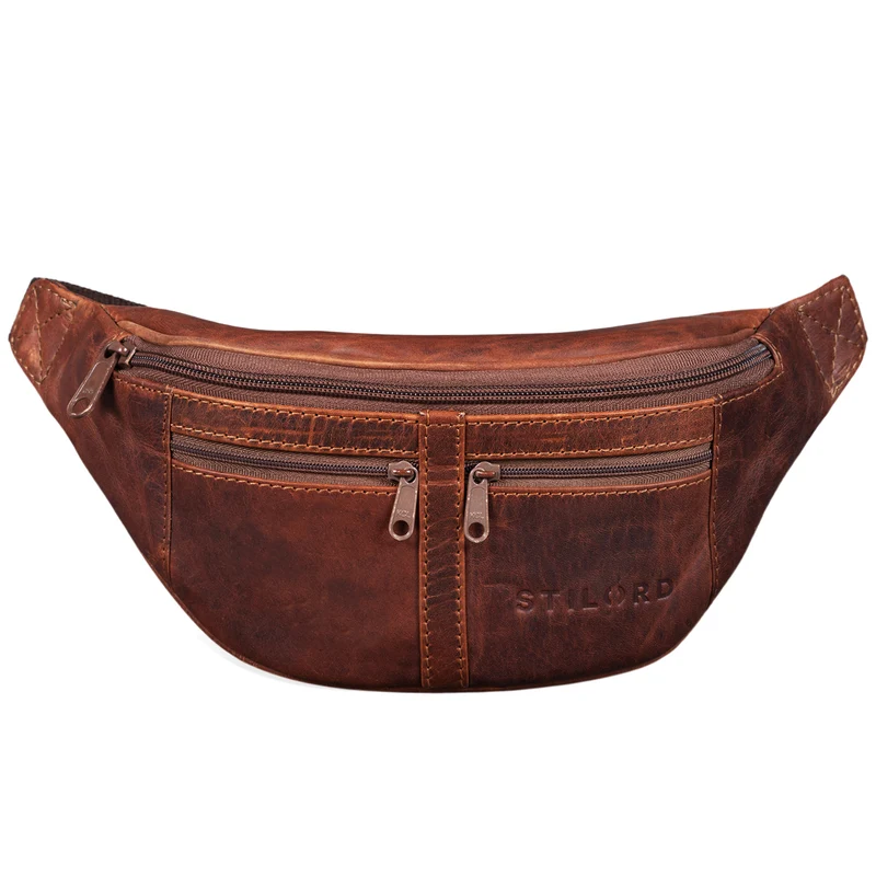 B-WARE "Echo" Vintage Leder Gürteltasche Leder