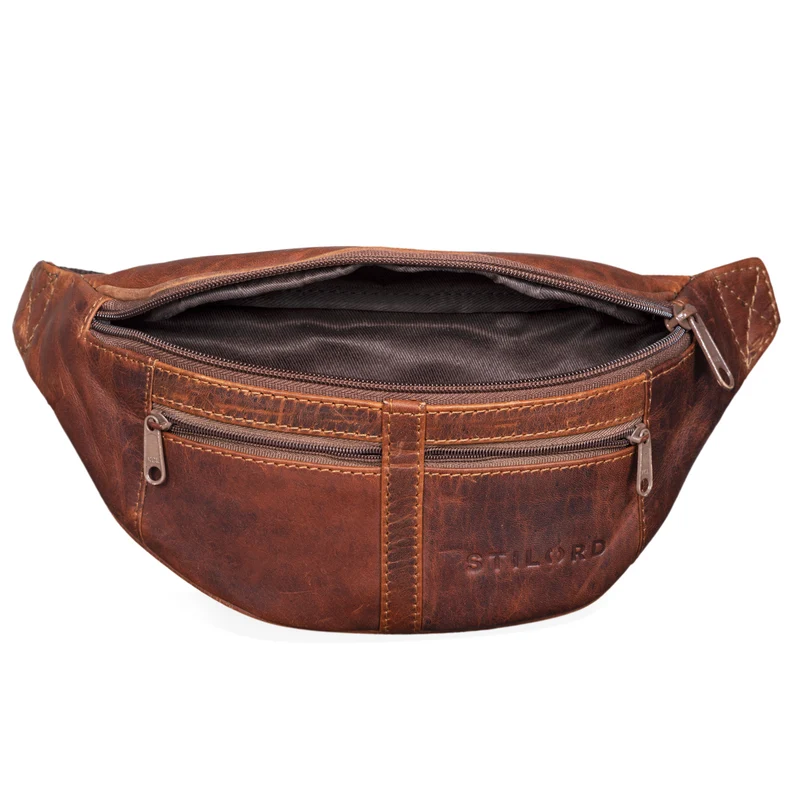B-WARE "Echo" Vintage Leder Gürteltasche Leder