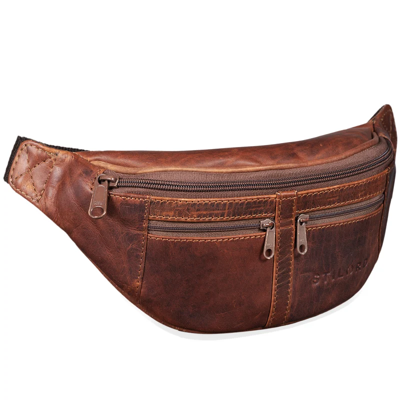 B-WARE "Echo" Vintage Leder Gürteltasche Leder