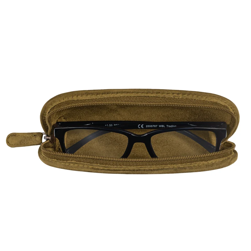 "Glasgow" Brillenetui Leder für Lesebrille Sonnenbrille Tagesbrille