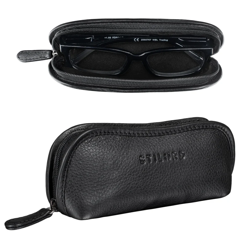 "Glasgow" Brillenetui Leder für Lesebrille Sonnenbrille Tagesbrille