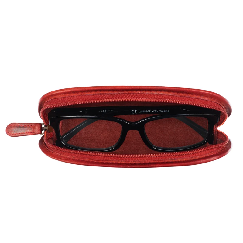 "Glasgow" Brillenetui Leder für Lesebrille Sonnenbrille Tagesbrille
