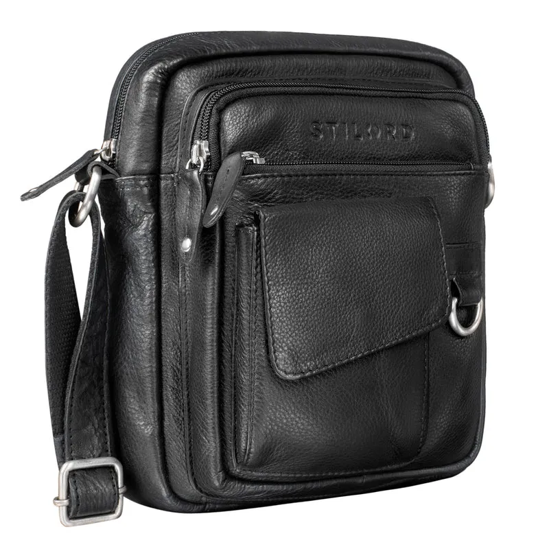 "Ryan" Crossbody Tasche Herren Leder zum Umhängen Vintage Ledertasche