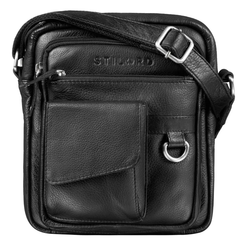 "Ryan" Crossbody Tasche Herren Leder zum Umhängen Vintage Ledertasche