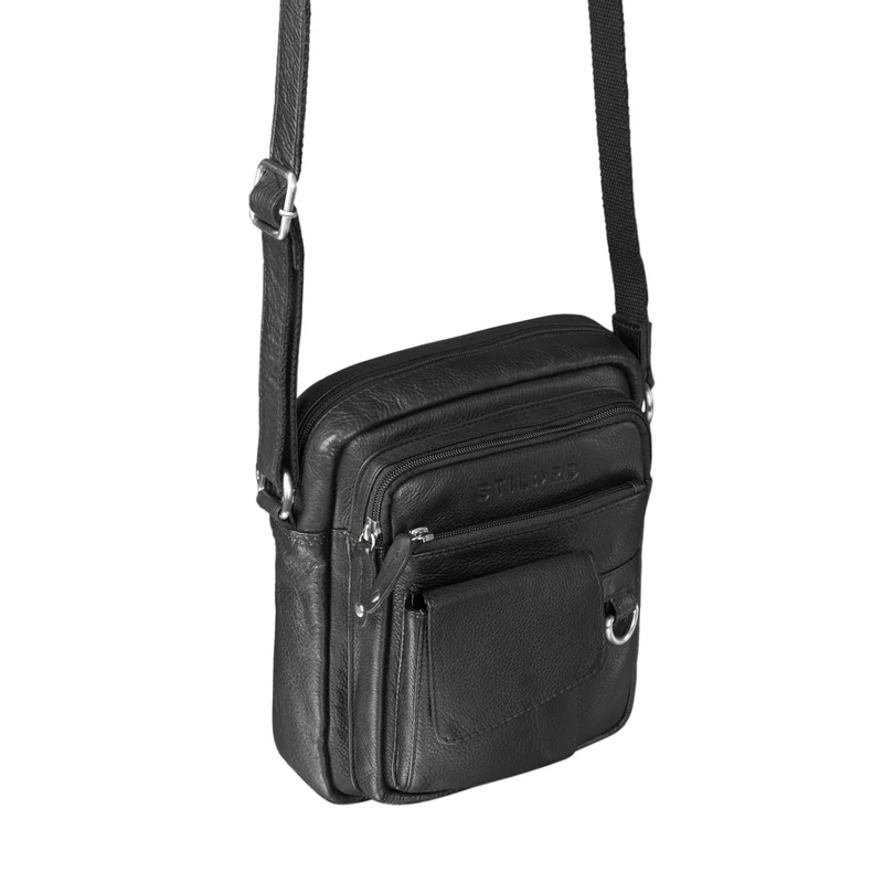 "Ryan" Crossbody Tasche Herren Leder zum Umhängen Vintage Ledertasche