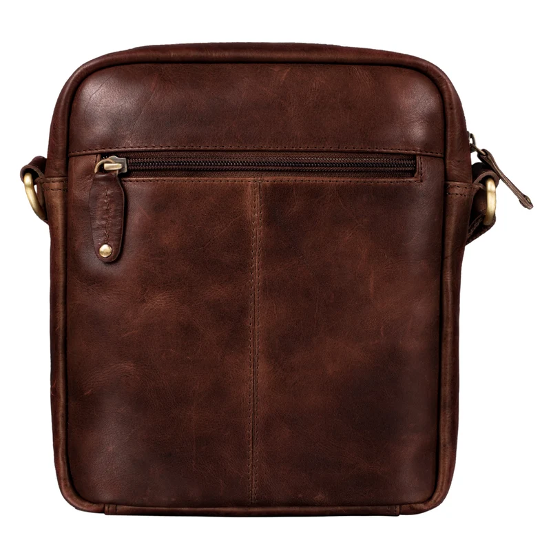 "Ryan" Crossbody Tasche Herren Leder zum Umhängen Vintage Ledertasche