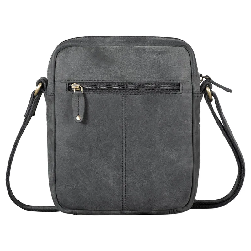 "Ryan" Crossbody Tasche Herren Leder zum Umhängen Vintage Ledertasche