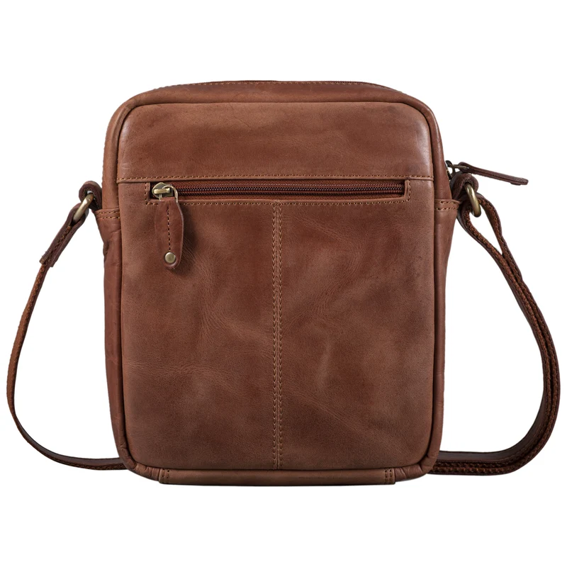 "Ryan" Crossbody Tasche Herren Leder zum Umhängen Vintage Ledertasche