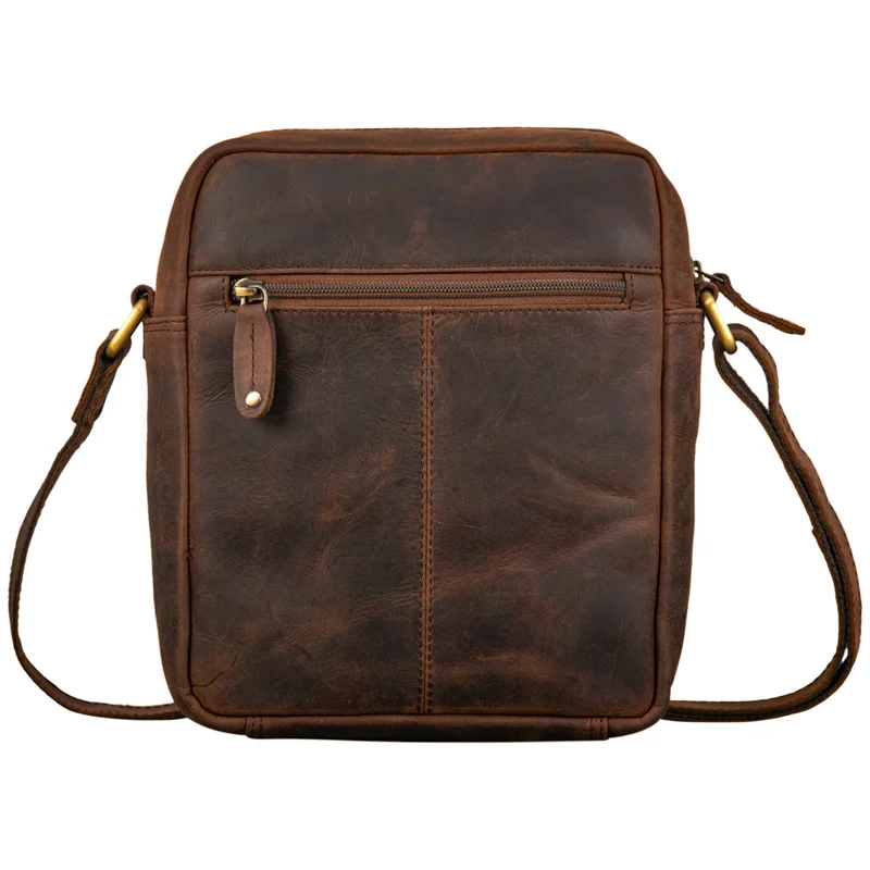"Ryan" Crossbody Tasche Herren Leder zum Umhängen Vintage Ledertasche