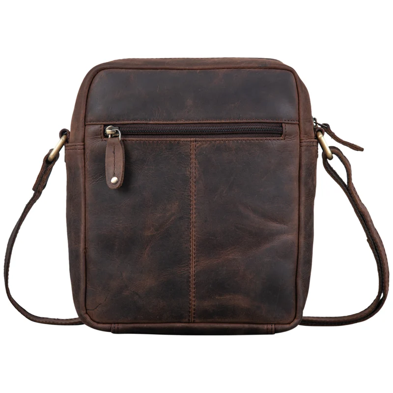 "Ryan" Crossbody Tasche Herren Leder zum Umhängen Vintage Ledertasche