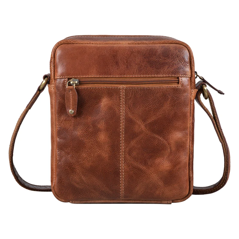"Ryan" Crossbody Tasche Herren Leder zum Umhängen Vintage Ledertasche
