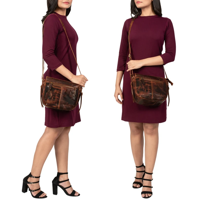"Bella" Lederhandtasche Damen