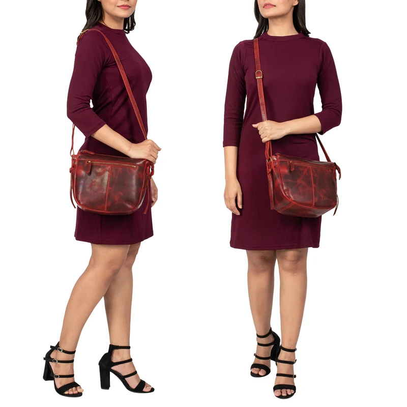 "Bella" Lederhandtasche Damen