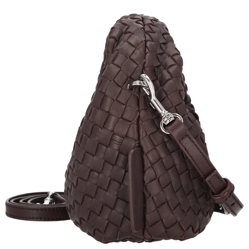 Les Visionnaires Greta Micro Weave Silky - Henkeltasche 20 cm (aubergine)