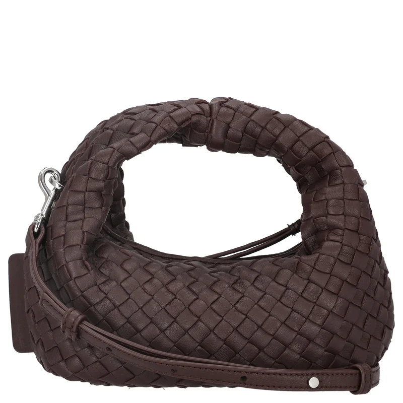 Les Visionnaires Greta Micro Weave Silky - Henkeltasche 20 cm (aubergine)
