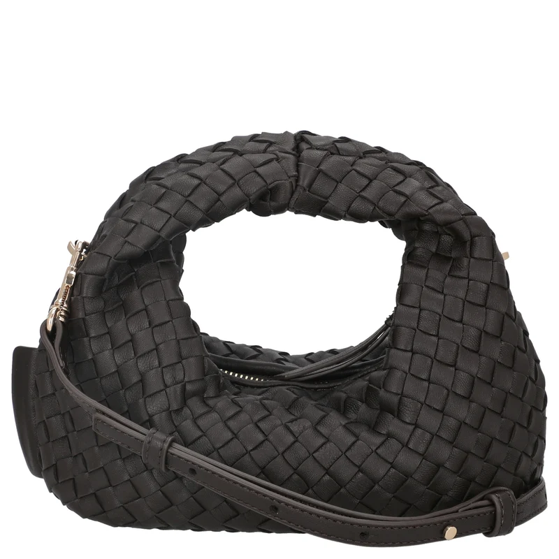 Les Visionnaires Greta Micro Weave Silky - Henkeltasche 20 cm (cafe)