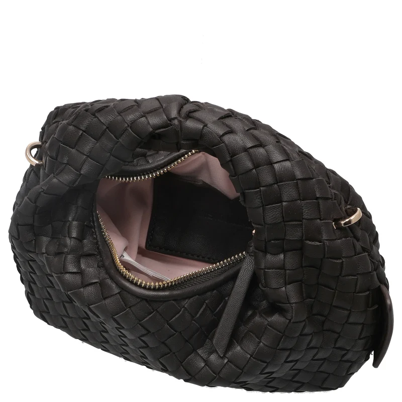 Les Visionnaires Greta Micro Weave Silky - Henkeltasche 20 cm (cafe)