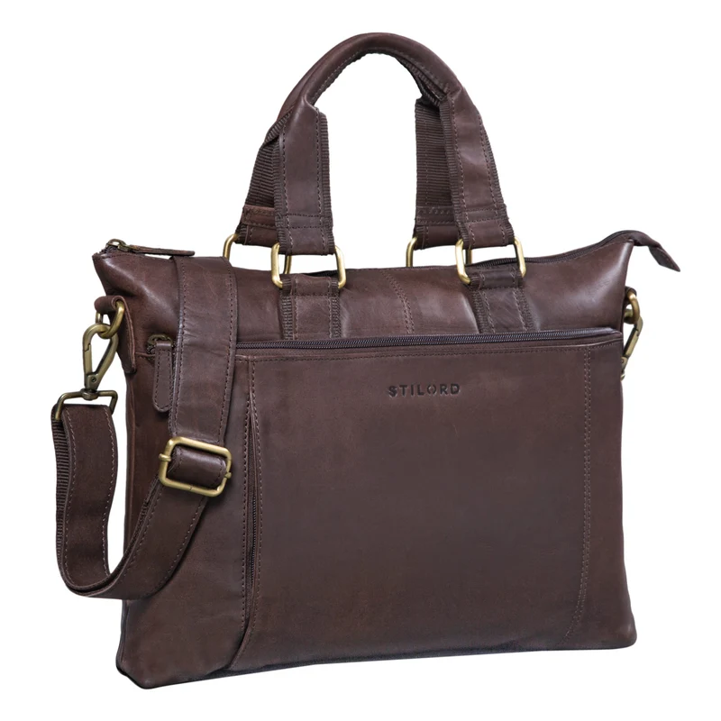 B-WARE "Lionel" Leder MacBooktasche 15 Zoll
