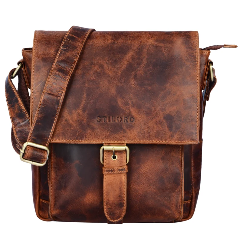 B-WARE "Nevio" Herrentasche Leder Umhängetasche
