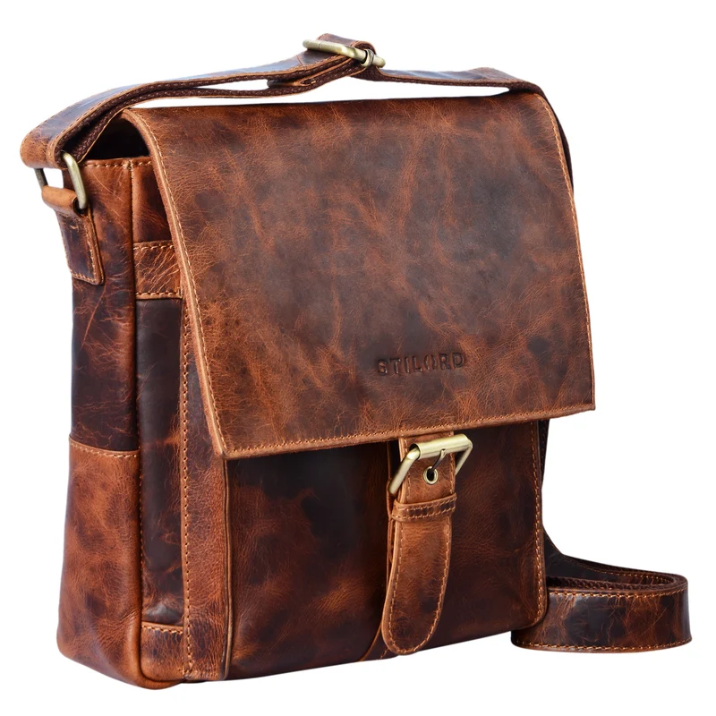 B-WARE "Nevio" Herrentasche Leder Umhängetasche
