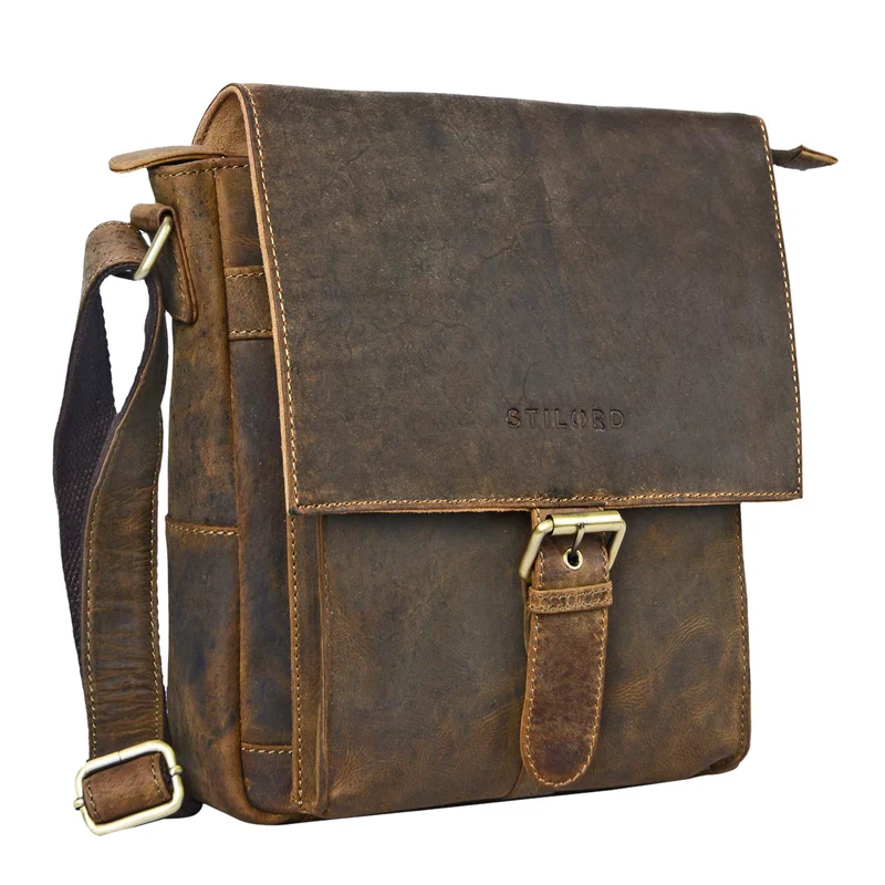B-WARE "Nevio" Herrentasche Leder Umhängetasche