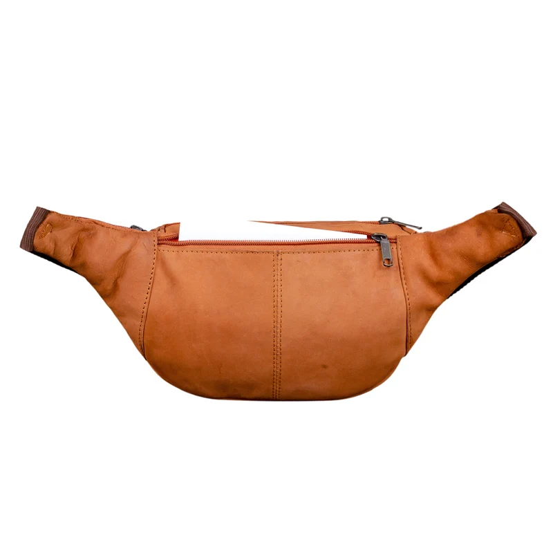 B-WARE Bauchtasche Gürteltasche Reisetasche weiches Leder