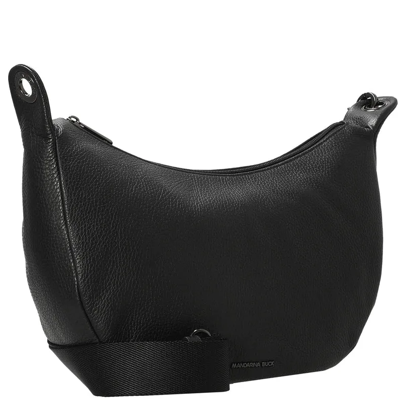 Mandarina Duck Mellow Leather - Umhängetasche S 35 cm (nero)