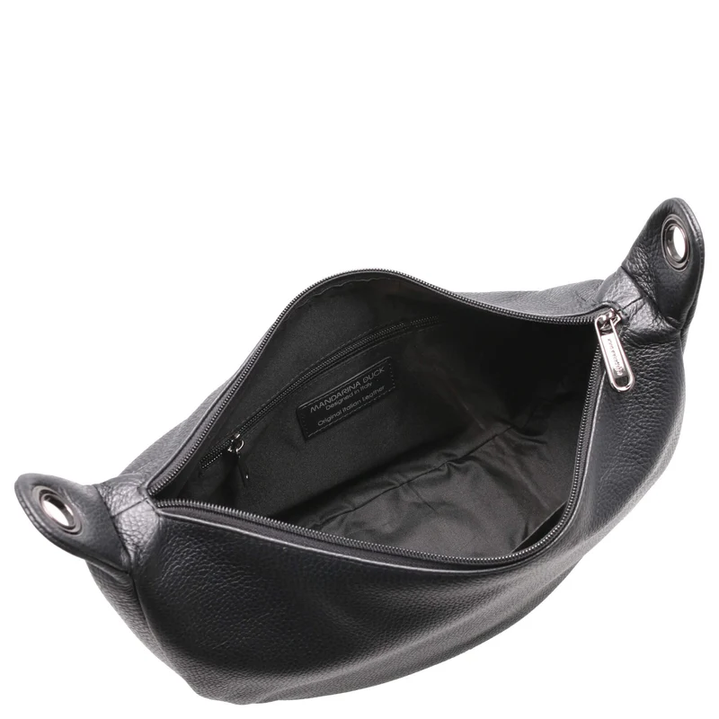 Mandarina Duck Mellow Leather - Umhängetasche S 35 cm (nero)