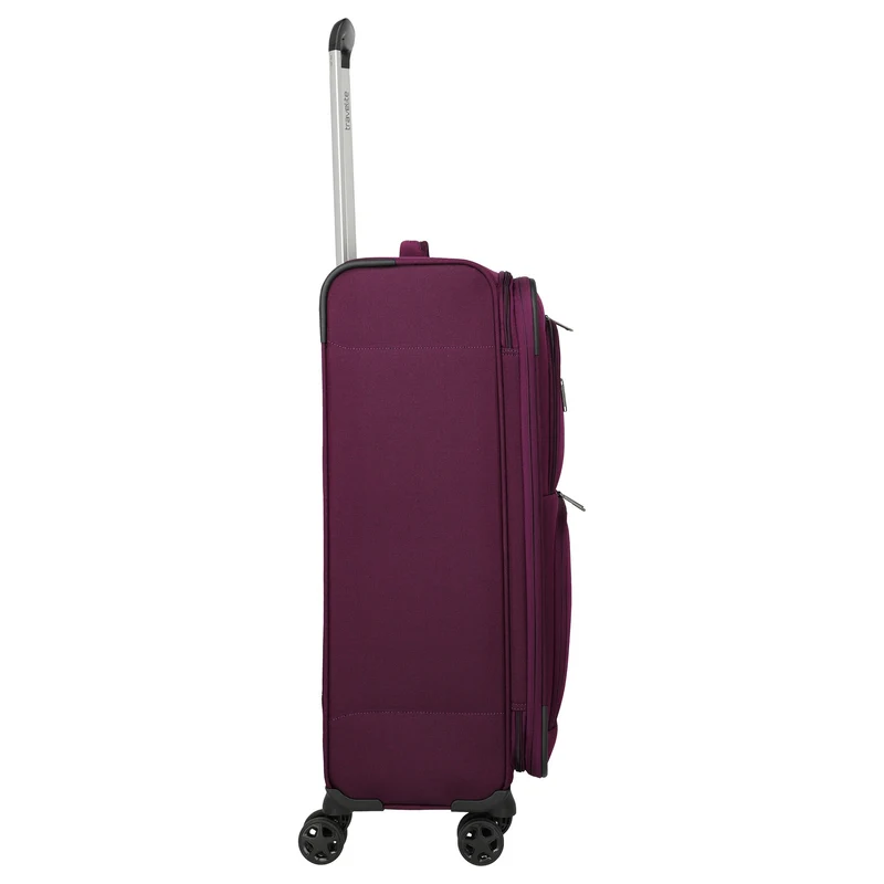 Travelite Cubis - 4-Rollen-Trolley 72 cm erw. (berry)