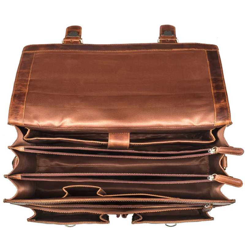 B-WARE "Marius" Klassische Lehrertasche Leder