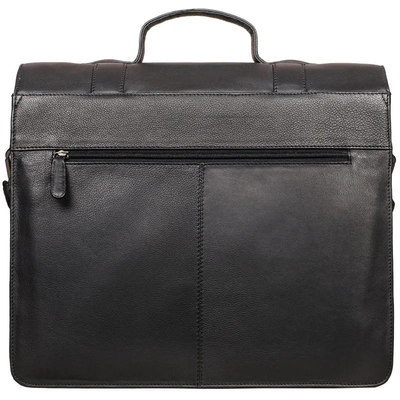 B-WARE "Marius" Klassische Lehrertasche Leder