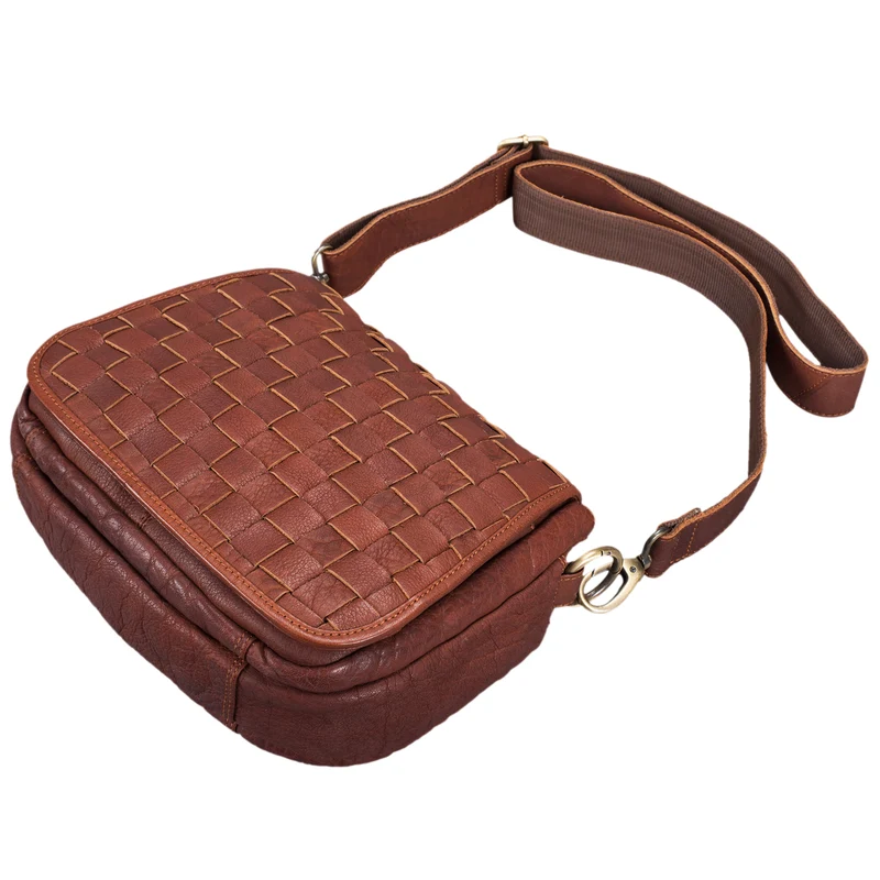 B-WARE "Mia" Kleine Leder Damen Handtasche Umhängetasche Vintage