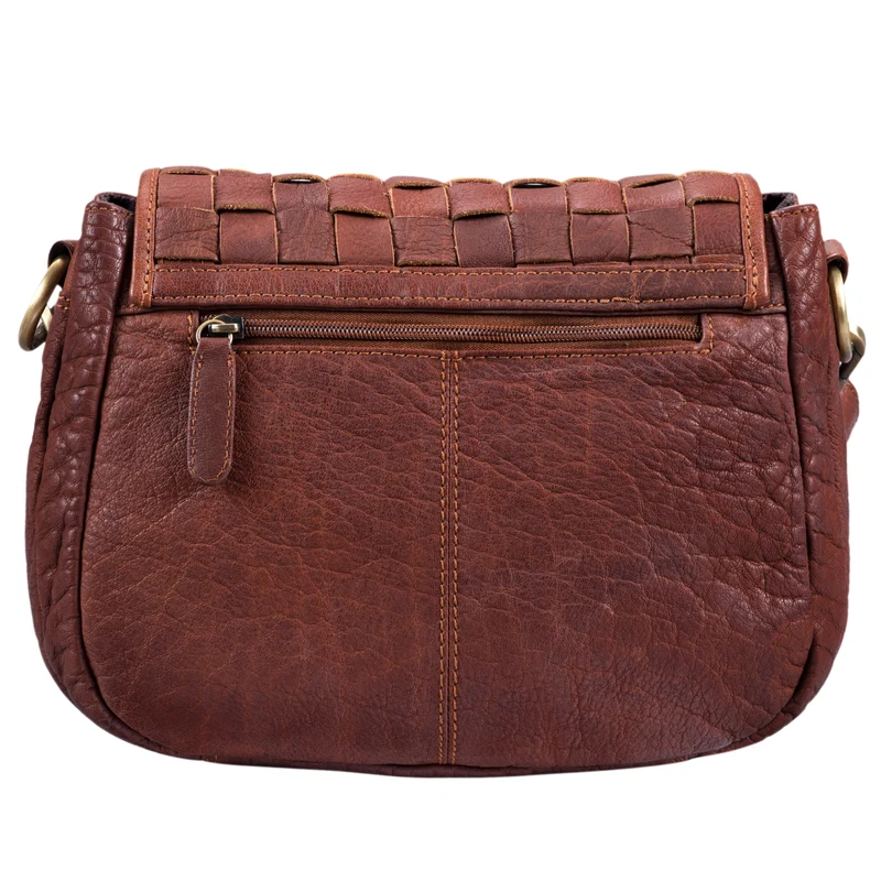 B-WARE "Mia" Kleine Leder Damen Handtasche Umhängetasche Vintage