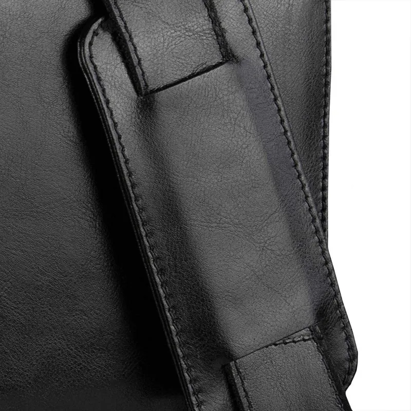 B-WARE Vintage Leder Aktentasche Antik Braun