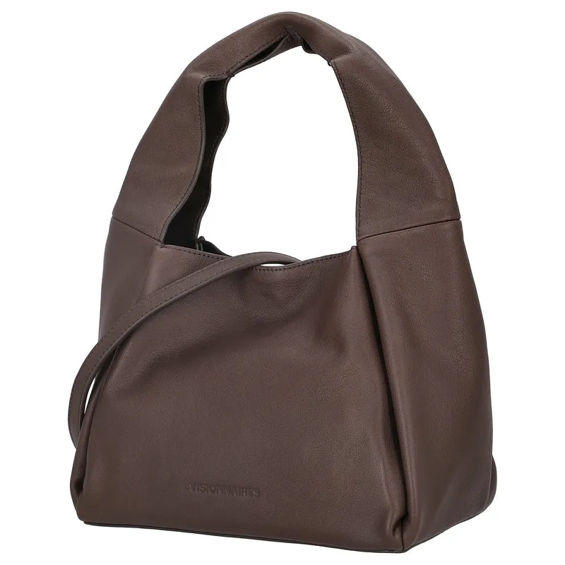 Les Visionnaires Coralie Essential Soft Grainy - Umhängetasche 24 cm (chocolate)