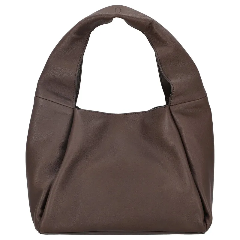 Les Visionnaires Coralie Essential Soft Grainy - Umhängetasche 24 cm (chocolate)
