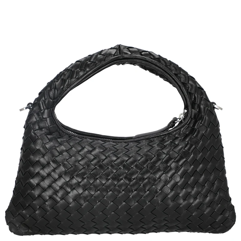 Les Visionnaires Sadie Weave Glossy - Henkeltasche (black)