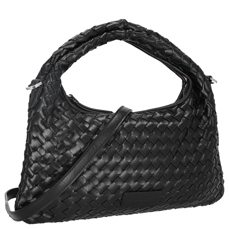 Les Visionnaires Sadie Weave Glossy - Henkeltasche (black)