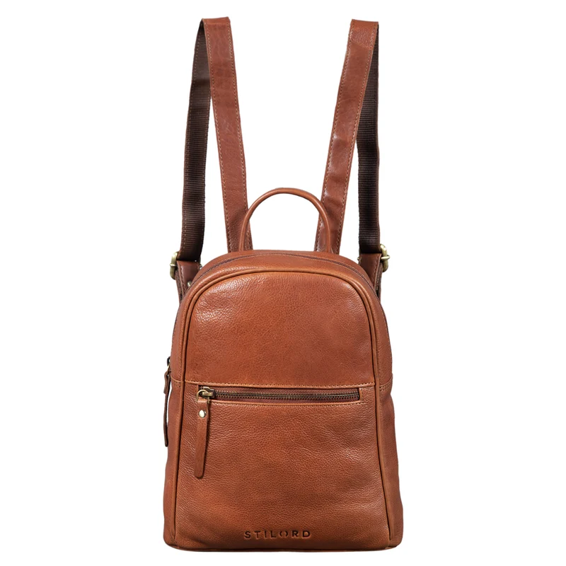 B-WARE "Scarlett" Damen Rucksack Leder Klein