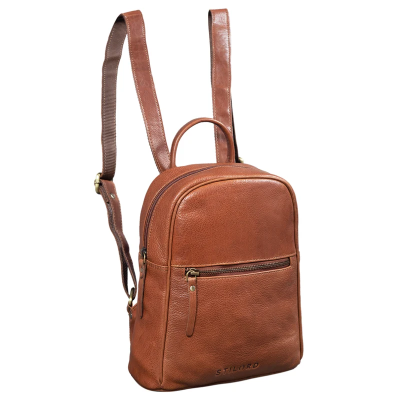 B-WARE "Scarlett" Damen Rucksack Leder Klein