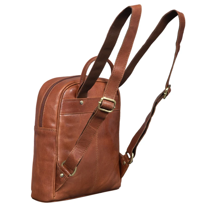 B-WARE "Scarlett" Damen Rucksack Leder Klein