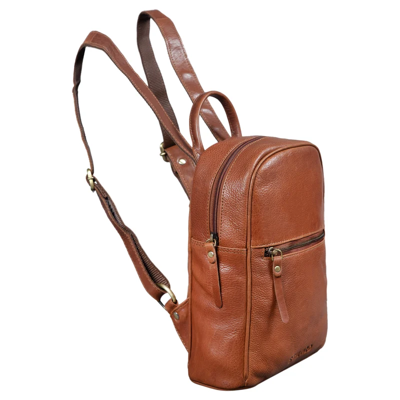 B-WARE "Scarlett" Damen Rucksack Leder Klein