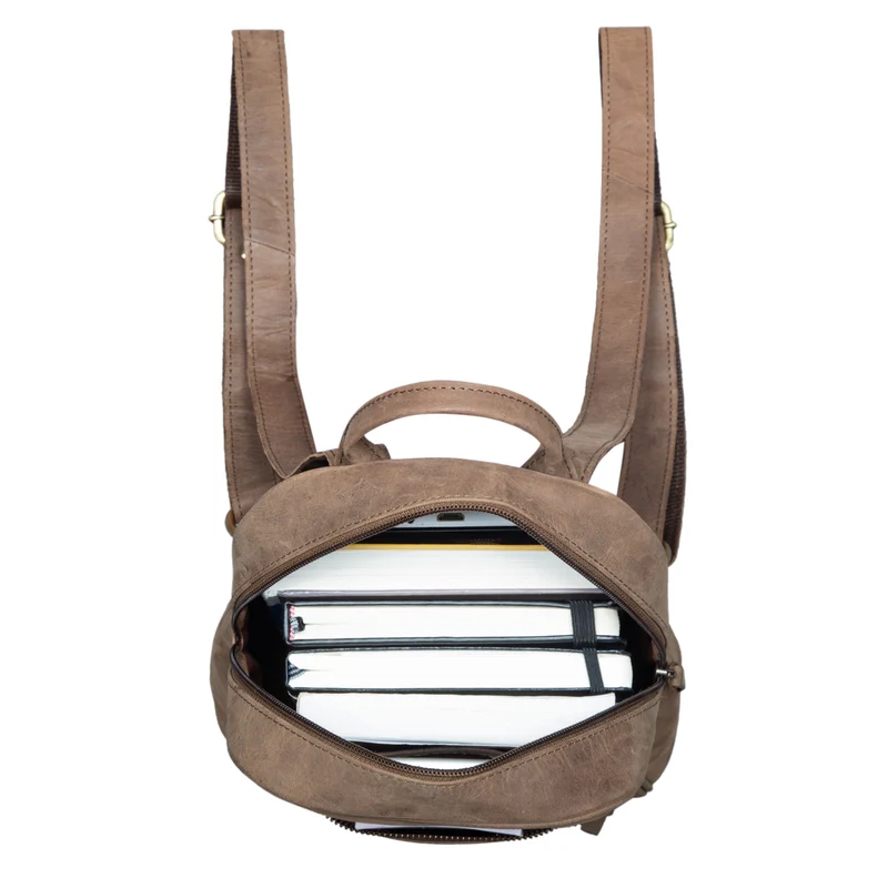 B-WARE "Scarlett" Damen Rucksack Leder Klein