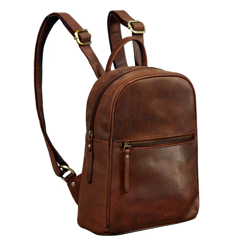 B-WARE "Scarlett" Damen Rucksack Leder Klein