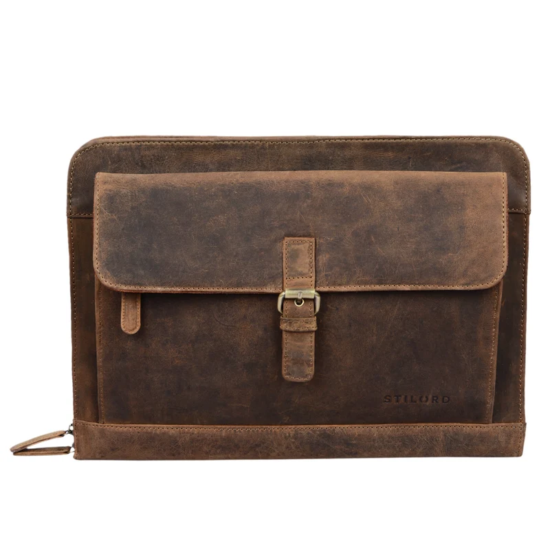 B-WARE "Emilius" Aktenmappe Leder A4