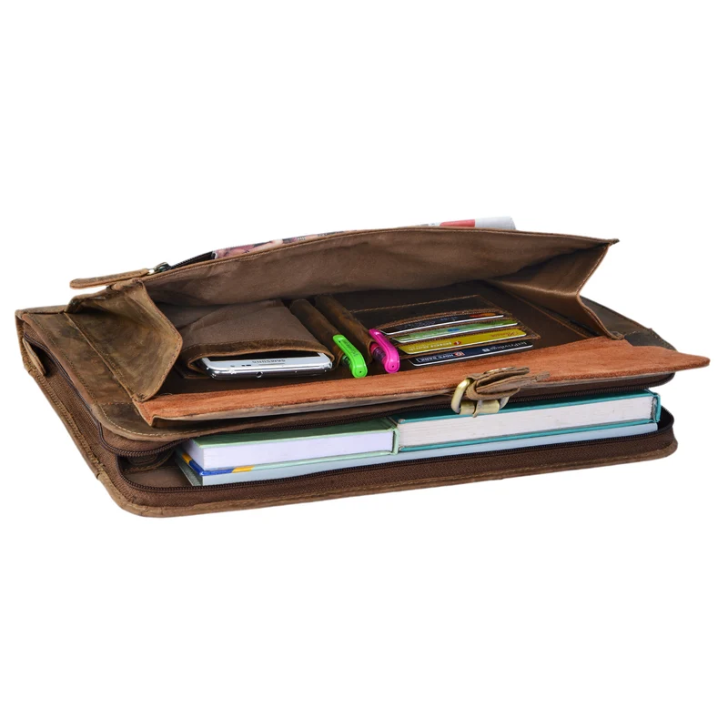B-WARE "Emilius" Aktenmappe Leder A4