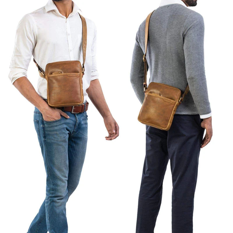 "Blake" Herrentasche zum Umhängen Leder
